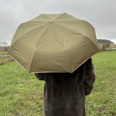 Piganiol x Arec Nut Folding Umbrella for Women Khaki / Gold Bias