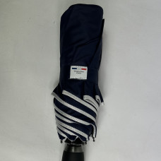Piganiol x Arec Nut Folding Umbrella for Women Marine / Silver Bias