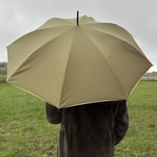 Piganiol x Areca Nut Umbrella Cane For Women Khaki / Gold Bias Tape