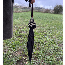 Piganiol x Areca Nut Umbrella Cane for Women Black / Gold Bias