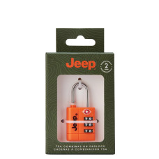 Delsey Jeep TSA Combination Lock Orange