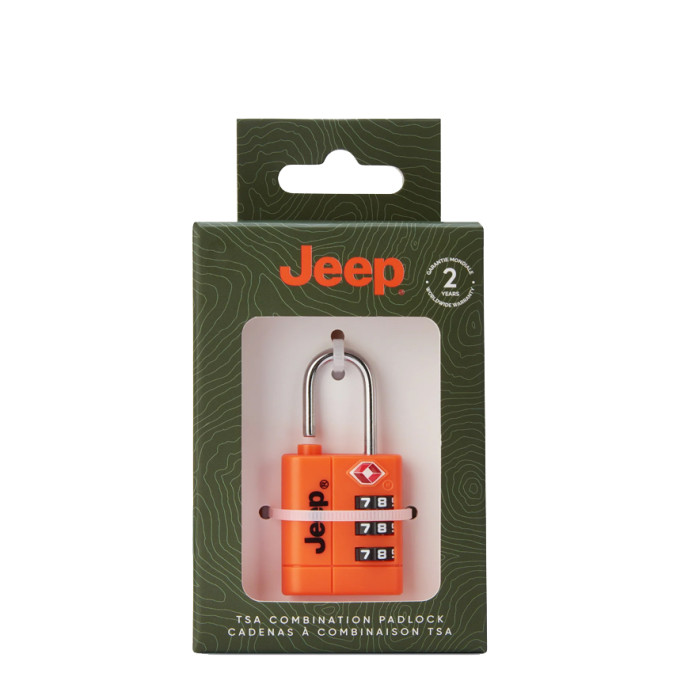 Delsey Jeep Cadenas A Code TSA Orange