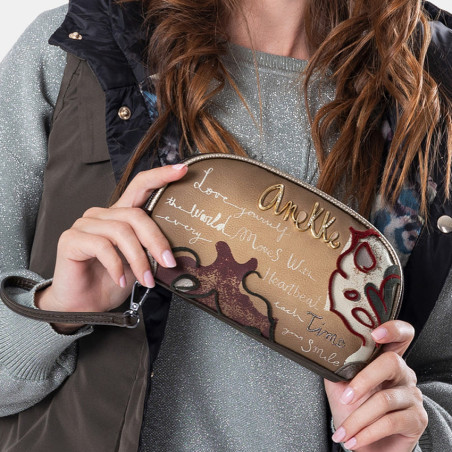 Anekke Manifesto RFID Grey Toiletry Bag