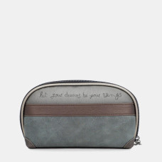 Anekke Manifesto RFID Grey Toiletry Bag
