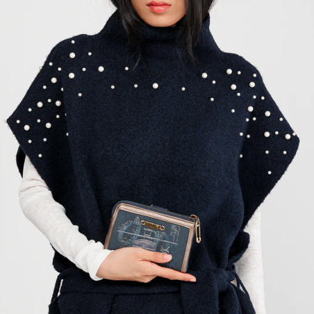 Anekke Boutique RFID Wallet M Blue