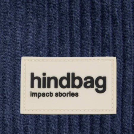 Hindbag Andrea Banana Bag Navy Velvet