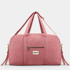 Hindbag Basile Large Organic Cotton Diaper Bag Rose Blush