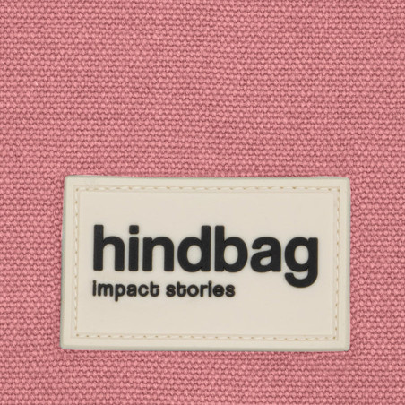 Hindbag Basile Large Organic Cotton Diaper Bag Rose Blush