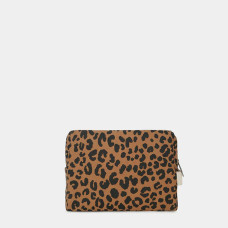 Hindbag Leon Cosmetic Bag Organic Cotton Cinnamon Leopard