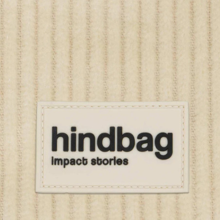 Hindbag Lili Small Coin Purse Velvet Beige