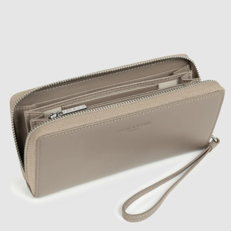 Lancaster Paris Zippered Companion 131-026 Dark Galet