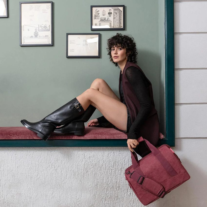 Reisenthel Allrounder Travel Bag M Twist Maroon