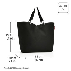 Reisenthel Shopper XL Shoulder Twist Maroon