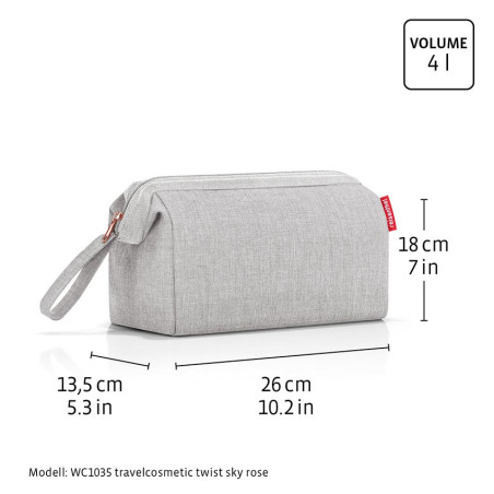 Reisenthel Travelcosmetic Twist Maroon Toiletry Bag