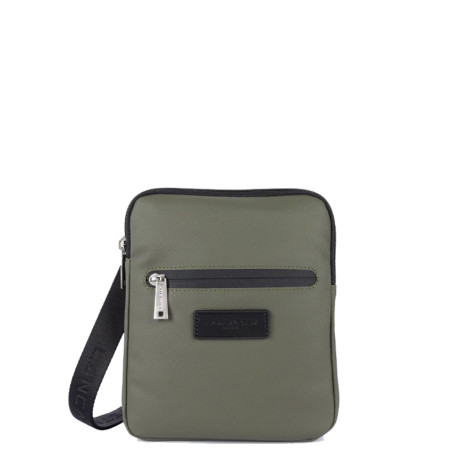 Lancaster Storm Messenger Bag for Men in Canvas 305-35 Khaki