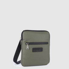 Lancaster Storm Messenger Bag for Men in Canvas 305-35 Khaki