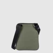 Lancaster Storm Messenger Bag for Men in Canvas 305-35 Khaki