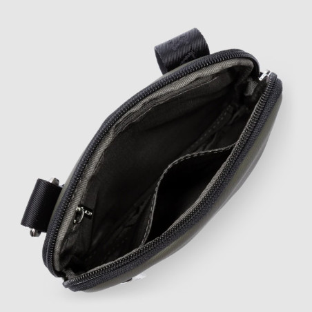 Lancaster Storm Messenger Bag for Men in Canvas 305-35 Khaki