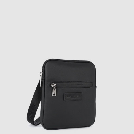 Lancaster Storm Men's Canvas Satchel 305-35 Black