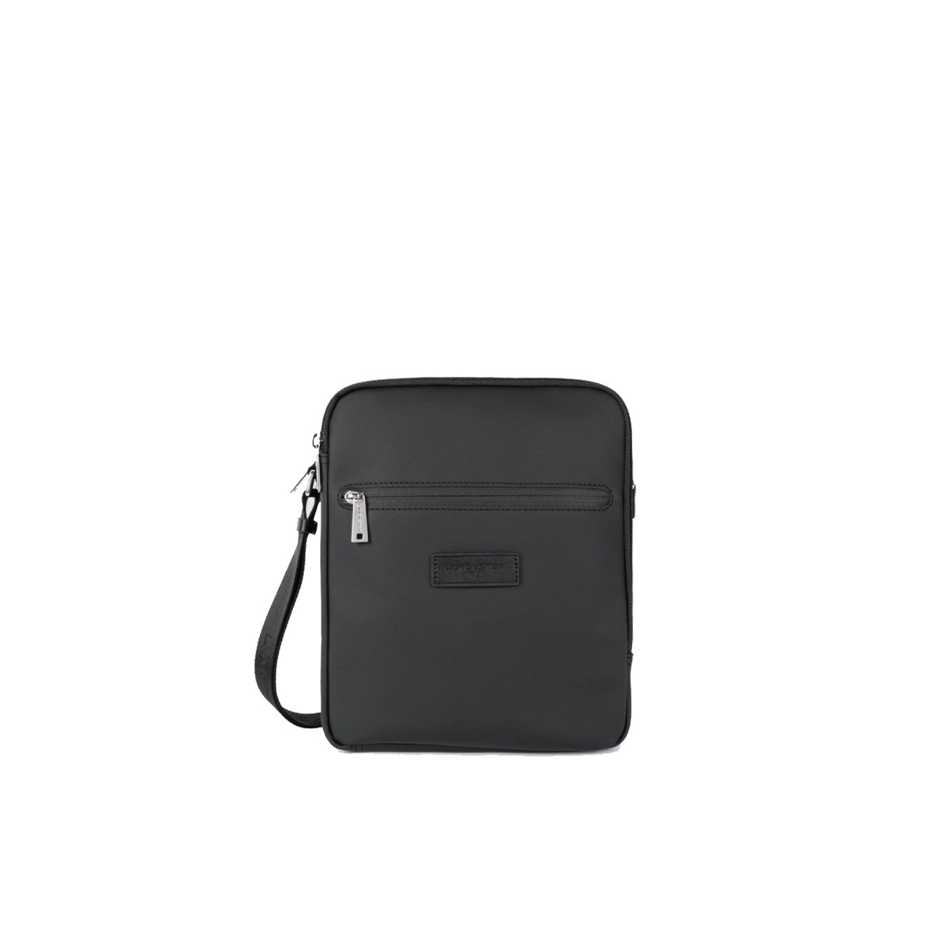 Lancaster Storm Satchel 2 Compartments For Men In Canvas 305-35 Black