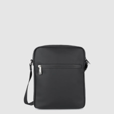Lancaster Storm Satchel 2 Compartments For Men In Canvas 305-35 Black