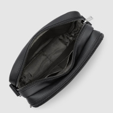 Lancaster Storm Satchel 2 Compartments For Men In Canvas 305-35 Black