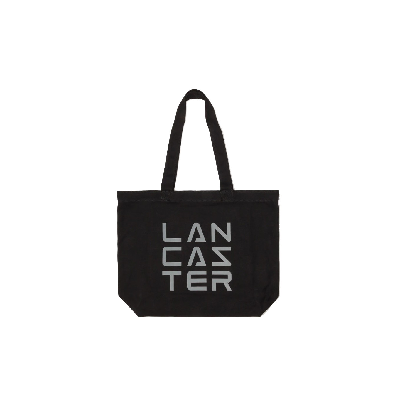 Lancaster Tote Bag 3 Lines Tote Bag TOTE-06 Black