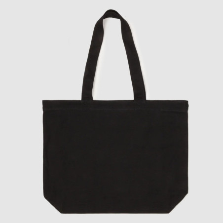 Lancaster Tote Bag 3 Lines Tote Bag TOTE-06 Black