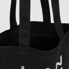 Lancaster Tote Bag 3 Lines Tote Bag TOTE-06 Black
