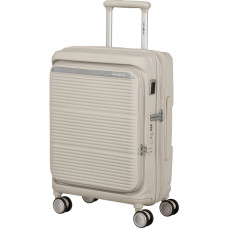 Samsonite Paralux 55cm 4-Wheel Expandable Suitcase Stone Grey