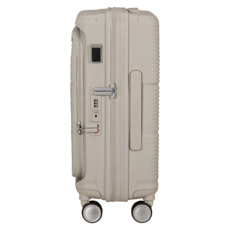 Samsonite Paralux 55cm 4-Wheel Expandable Suitcase Stone Grey