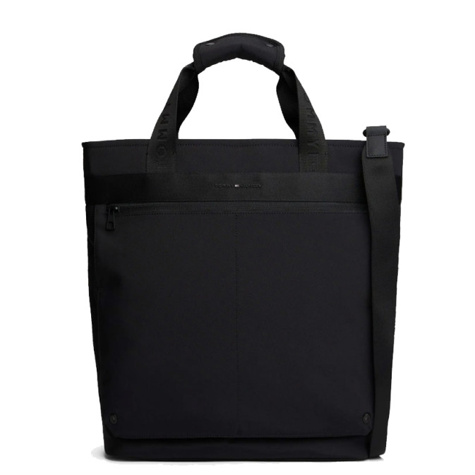 Tommy Hilfiger Tote Messenger Bag BDS Black