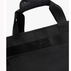 Tommy Hilfiger Tote Messenger Bag BDS Black