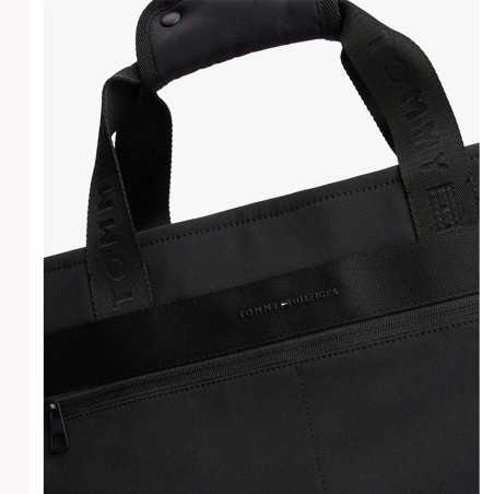 Tommy Hilfiger Tote Messenger Bag BDS Black