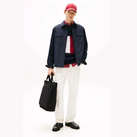 Tommy Hilfiger Tote Messenger Bag BDS Black