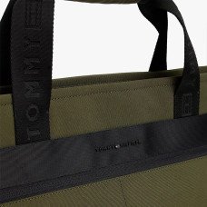 Tommy Hilfiger MT1 Green Messenger Tote Bag