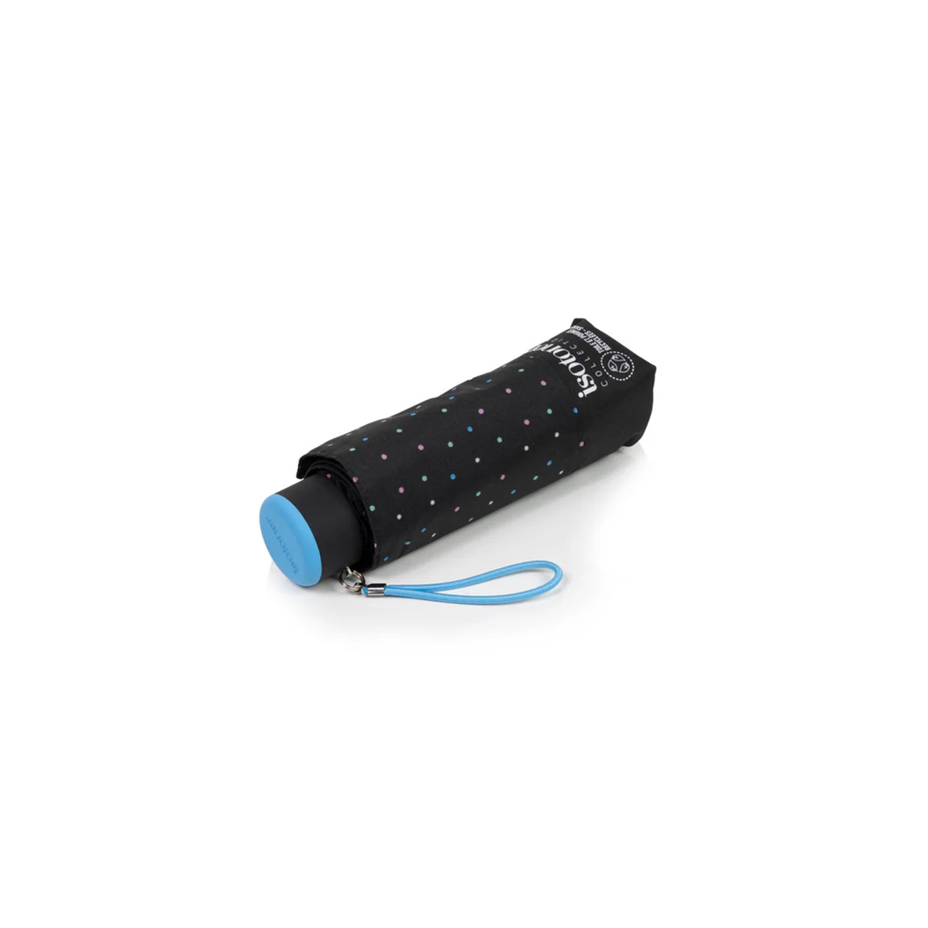 Isotoner Mini Slim Folding Umbrella Mini Polka Dot