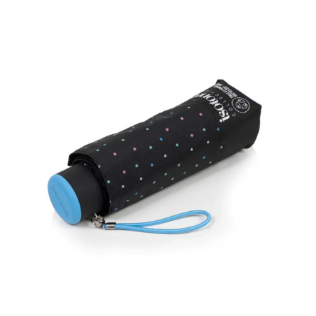 Isotoner Mini Slim Folding Umbrella Mini Polka Dot