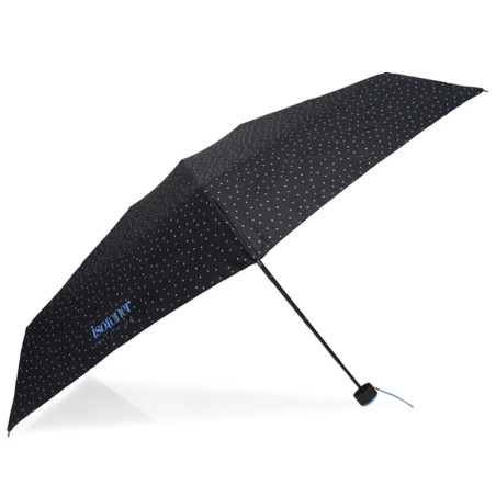 Isotoner Mini Slim Folding Umbrella Mini Polka Dot