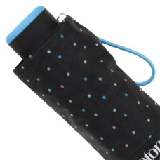 Isotoner Mini Slim Folding Umbrella Mini Polka Dot