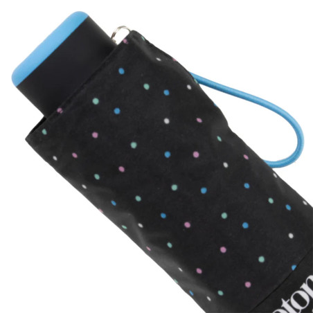 Isotoner Mini Slim Folding Umbrella Mini Polka Dot