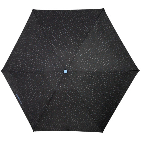 Isotoner Mini Auto Folding Umbrella Mini Polka Dot