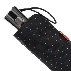 Isotoner Mini X-Tra Solide Parapluie Pliant Automatique Mini Pois details