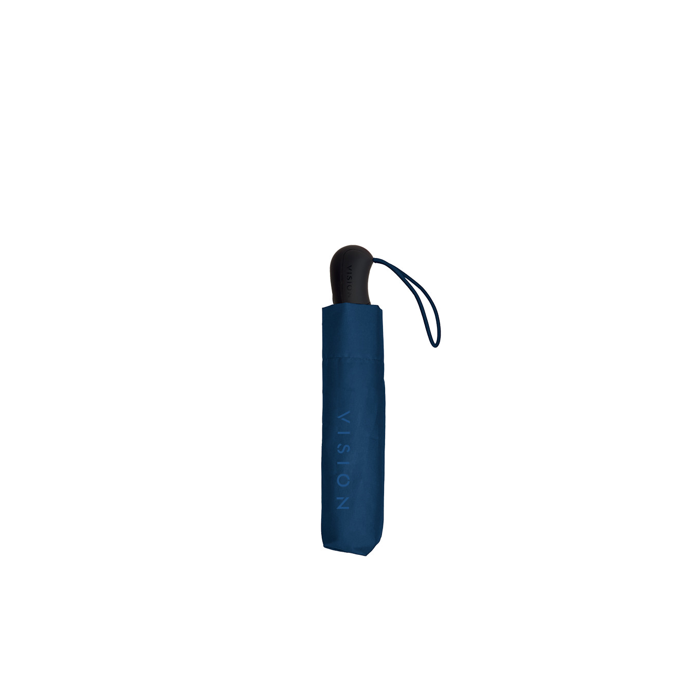 Guy De Jean Vision Folding Easymatic Navy Umbrella
