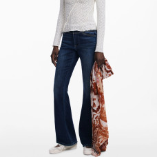 Desigual Corduroy Grand Scarf Paisley Print