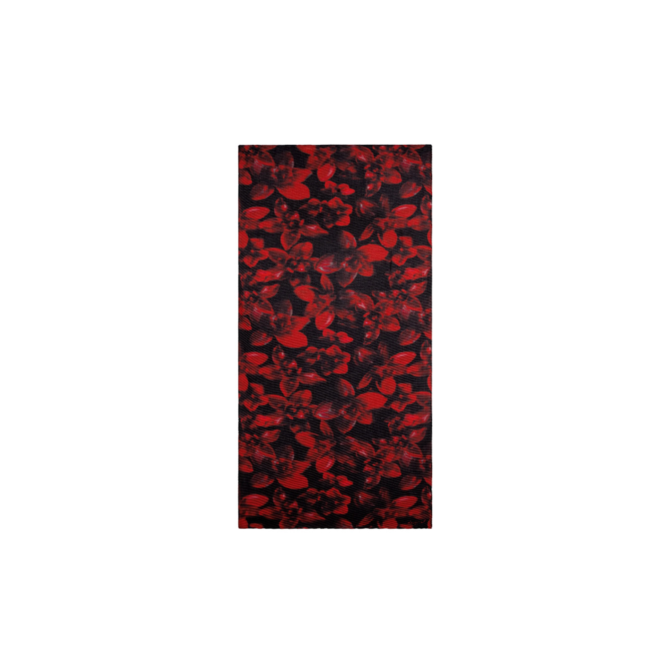 Desigual Revolution Large Floral Printed Scarf Black