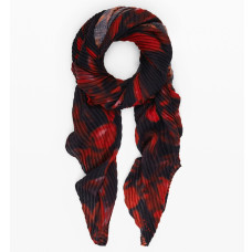 Desigual Revolution Large Floral Printed Scarf Black