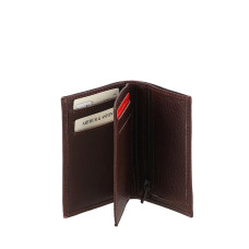 Arthur Et Aston Ange Small Anti RFID Leather Wallet in Chestnut