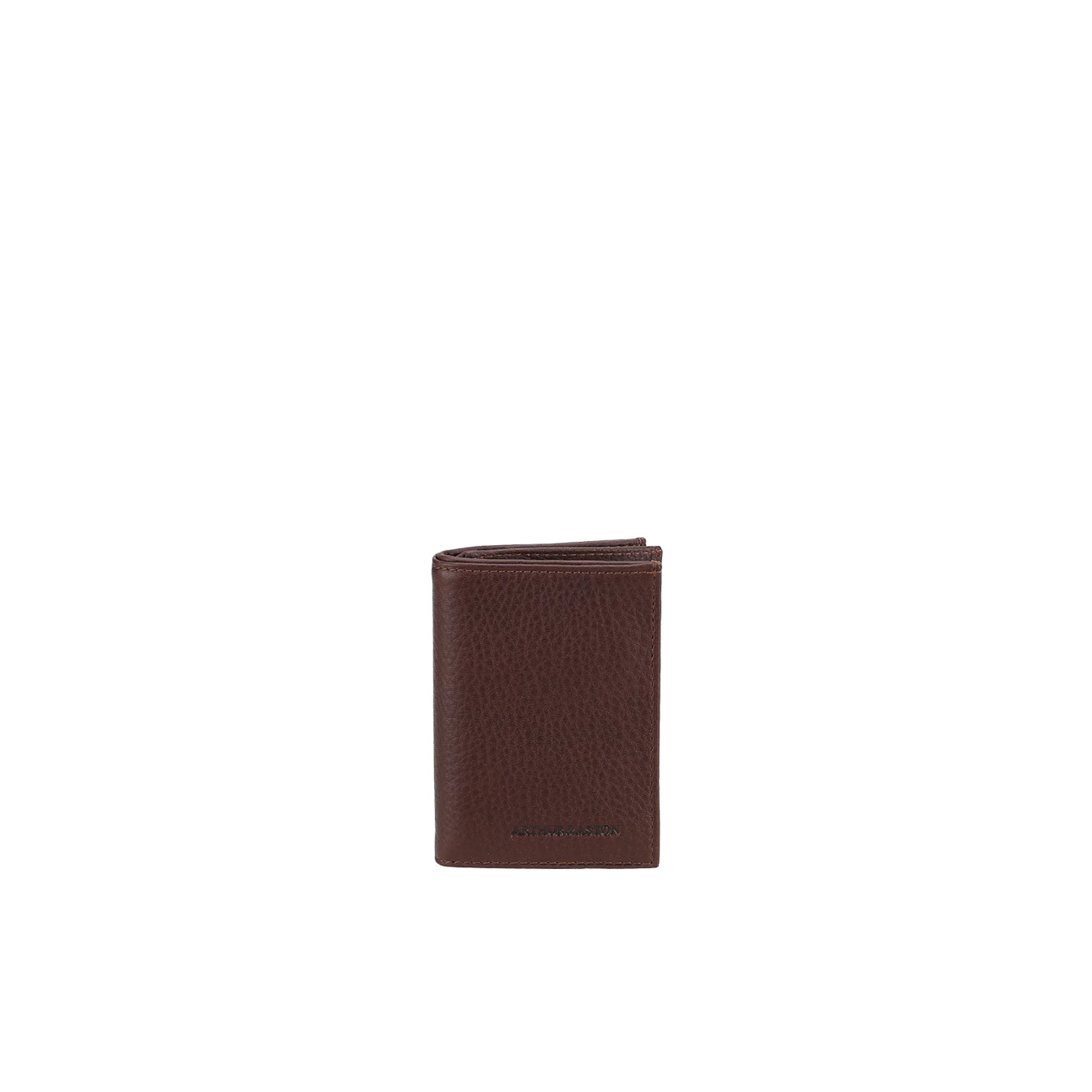 Arthur Et Aston Ange Small Anti RFID Leather Wallet in Chestnut