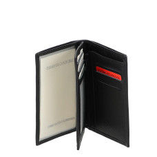 Arthur Et Aston Ange M RFID Anti Black Leather Wallet